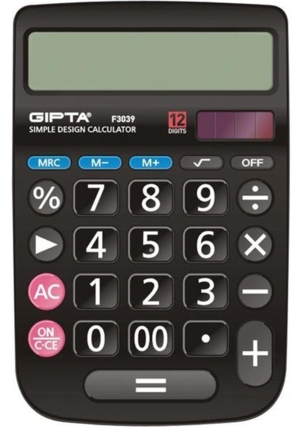 12 Hane Masa Tipi Hesap Makinası F3039, Hızlı ve Kolay Hesaplama Imkanı indirimleri