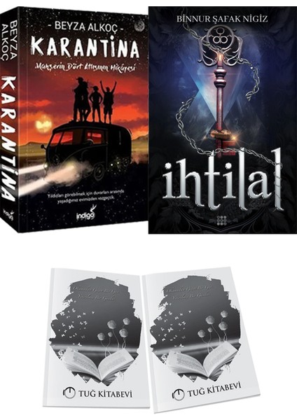 Ihtilal 3 Zerda ve Karantina 1 Beyza Alkoç 2li Set + Hediyeli