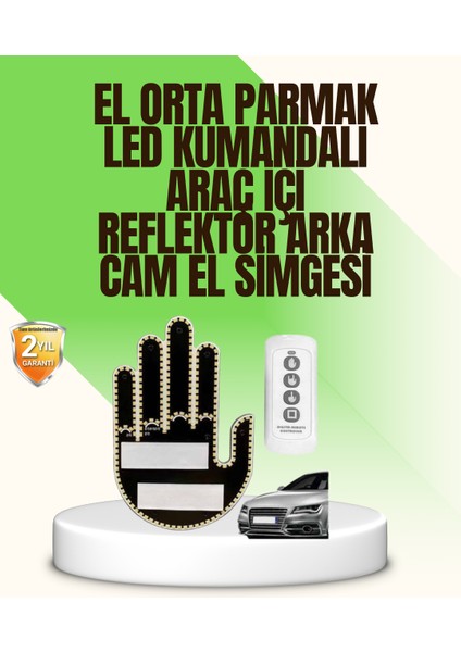 Uzaktan Kumandalı LED El Park Uyarı Cihazı Suya Dayanıklı Enerji Tasarruflu