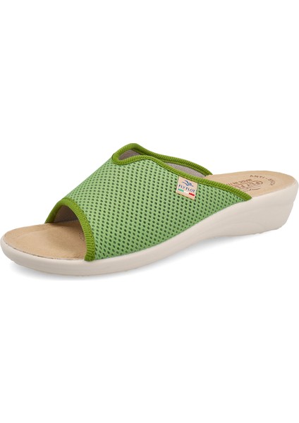 Kadın Terlik T4 429 Fe Fly Flot Slipper Fresh Classıc 6018- Green