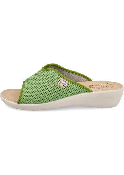 Kadın Terlik T4 429 Fe Fly Flot Slipper Fresh Classıc 6018- Green modelleri