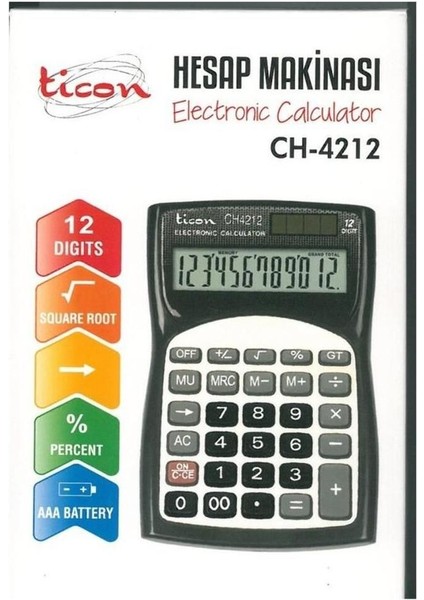 12'li Çok Fonksiyonlu Hesap Makinesi Seti, Pratik ve Güçlü Dijital Hesaplayıcı modelleri