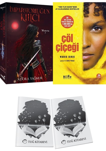 Çöl Çiçeği ve Imparatorluğun Kılıcı Adora Yağmur 2li Set + Hediyeli