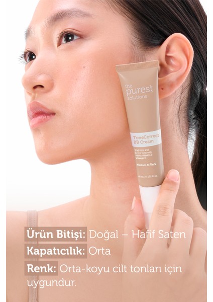 Lekeli Ciltler Için Cilt Tonu Eşitlemeye Yardımcı Bb Krem, Spf 50+,40 ml – Orta / Koyu Ton fiyatları