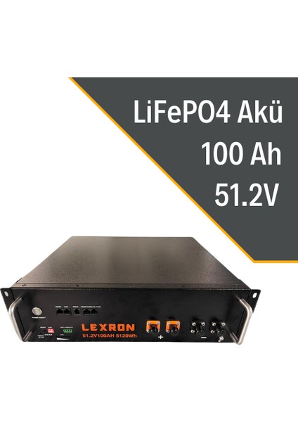 100AH 51.2V Premıum Serıes Lityum Akü
