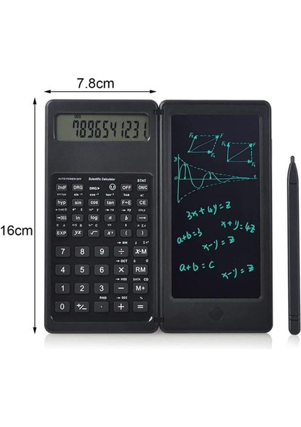 Silinebilir LCD Yazı Tableti, Kalemli Katlanabilir Bilimsel Hesap Makinesi fırsatları
