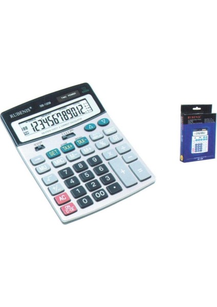 12 Haneli Hesap Makinesi, Pratik ve Dayanıklı Elektronik Cihaz