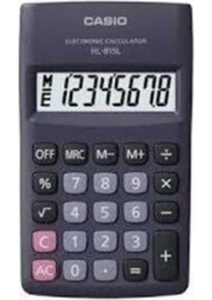 8 Hane Siyah Hesap Makinesi HL-815L-BK, Takım ve Öğrenci Için Uygun fiyatları