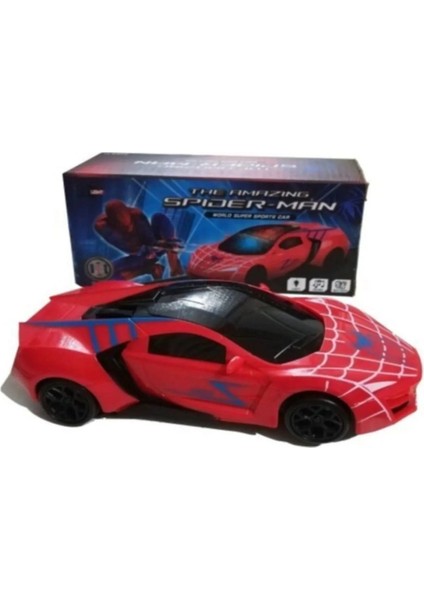 Spiderman Tam Tur Dönebilen Sesli Işıklı Oyuncak Araba