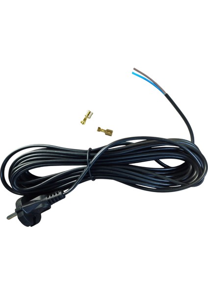 Elektrikli Süpürge Kablosu 4,70-5 mt Yassı Model 2X075MM Bakır