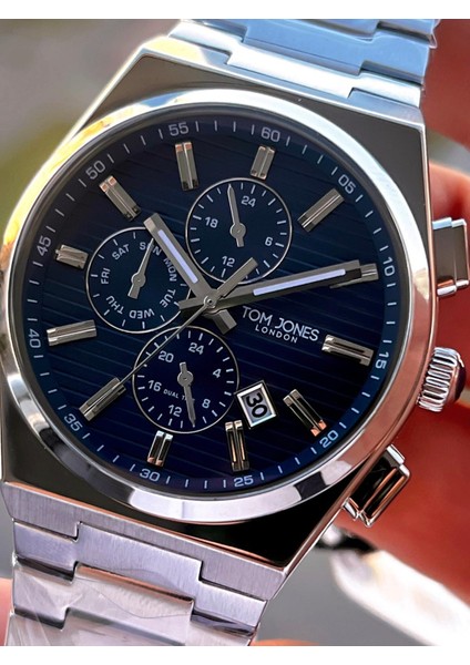 Çelik Kordon 3 Atm Suya Dayanıklı 2 Yıl Garantili Erkek Kol Saati+Bileklik TJE1.10017.3 fırsatları