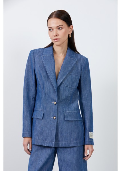 Manşet Detaylı Denim Ceket fiyatları