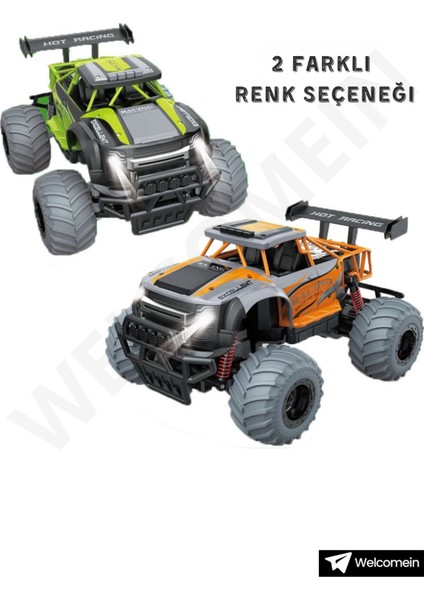Oyuncak Şarjlı 2.4 Ghz Full Fonksiyon Uzaktan Kumandalı 1:14 Rc Araç Off-Road Arazi Arabası 26 cm