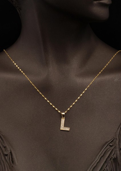 L Baş Harfi 14 Ayar Altın Kolye fiyatları