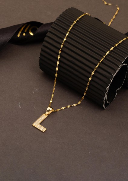 L Baş Harfi 14 Ayar Altın Kolye fırsatları