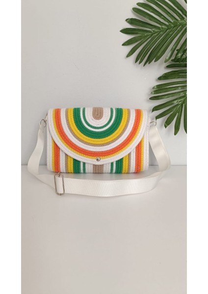 Beach, Handmade El Çantası, El Yapımı Yan Çanta, Renkli Kadın Çanta, Günlük Çanta modelleri