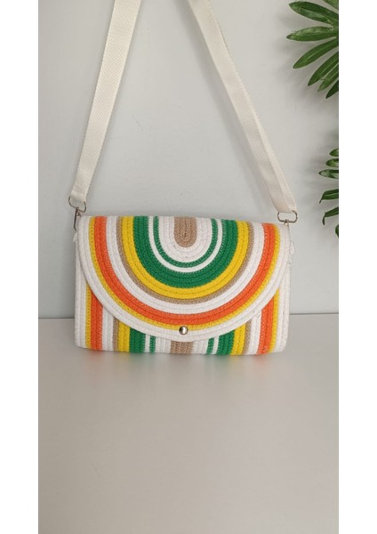 Beach, Handmade El Çantası, El Yapımı Yan Çanta, Renkli Kadın Çanta, Günlük Çanta fırsatları