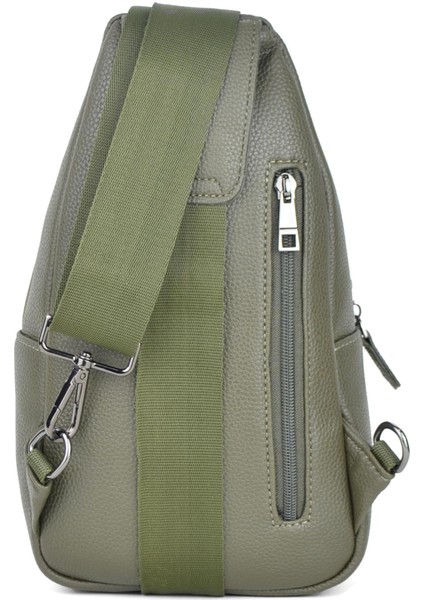 Haki Lüks Ayarlanabilir Çapraz Askılı Omuz Çantası Çapraz Çanta