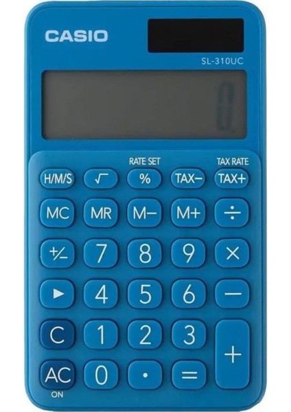 Mavi Renkli Cep Tipi 10 Haneli Hesap Makinesi, Pratik ve Kullanışlı modelleri