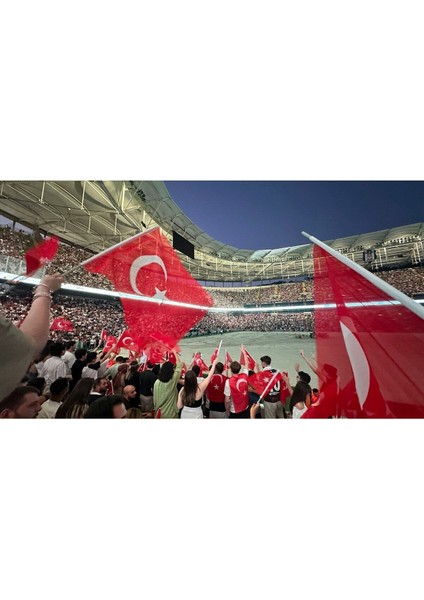 20 ADET Türk Bayrağı 30x45cm Sopalı–120 G/m²| Raşel ,Dijital Baskı,Dış Mekan