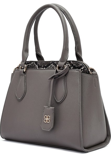 Kadın Gri Uzun Askılı Klasik Kol Çantası 25WBD284414 indirimleri