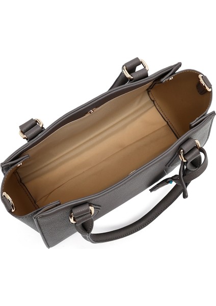 Kadın Gri Uzun Askılı Klasik Kol Çantası 25WBD284414