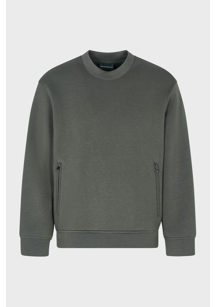 Regular Fit Bisiklet Yaka Cepli Sweat Erkek Sweat EM003052 AF17545 U8143 indirimleri