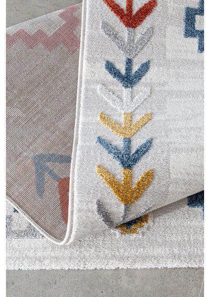 Romanya Beyaz Halı Modern Dokuma Halı Yumuşak Oturma Odası Salon Çocuk Odası Mutfak Halısı F368B 80 x 300 cm fırsatları