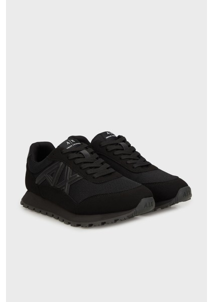 Logolu Süet Detaylı Sneaker Ayakkabı Erkek Ayakkabı XM001960 AF19388 MC005 fiyatları