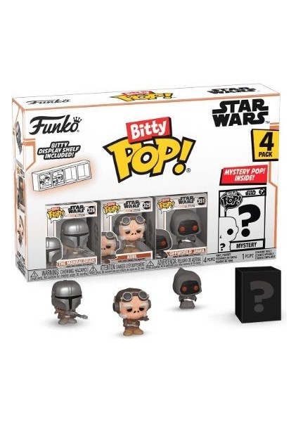 Bitty Pop! Star Wars Mandalorian 4-Pack