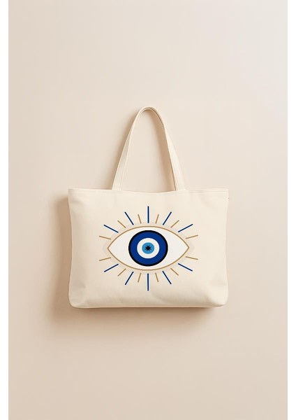 Aura Plaj Havlulu Plaj Çantası 35X40 cm