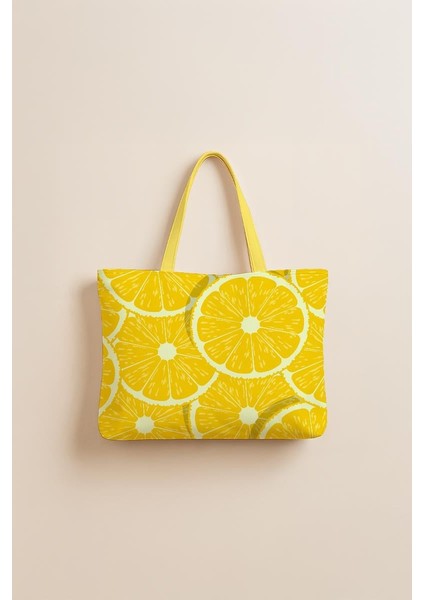 Lemonade Plaj Havlulu Plaj Çantası 35X40 cm
