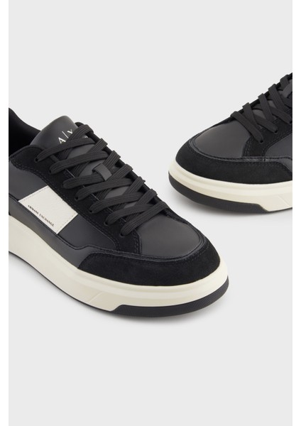 Logolu Süet ve File Detaylı Sneaker Ayakkabı Erkek Ayakkabı XM001720 AF17529 MC024 fırsatları