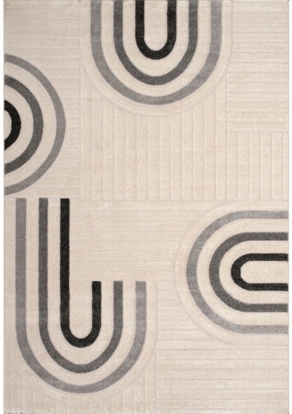Romanya Gri Halı Modern Dokuma Halı Yumuşak Oturma Odası Salon Çocuk Odası Mutfak Halısı F0424 80 x 300 cm