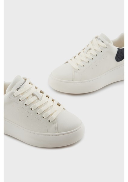 Logolu Kalın Taban Sneaker Ayakkabı Bayan Ayakkabı XW002149 AF19528 M0017 fırsatları