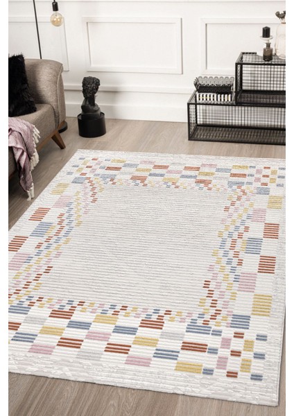 Romanya Beyaz Halı Modern Dokuma Halı Yumuşak Oturma Odası Salon Çocuk Odası Mutfak Halısı F0355 100 x 200 cm fiyatları
