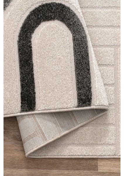 Romanya Gri Halı Modern Dokuma Halı Yumuşak Oturma Odası Salon Çocuk Odası Mutfak Halısı F0424 100 x 300 cm modelleri