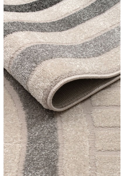 Romanya Gri Halı Modern Dokuma Halı Yumuşak Oturma Odası Salon Çocuk Odası Mutfak Halısı F0424 100 x 300 cm