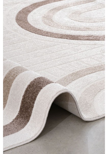 Romanya Beyaz Bej Halı Modern Dokuma Halı Yumuşak Oturma Odası Salon Çocuk Odası Mutfak Halısı F0424 120 x 180 cm modelleri