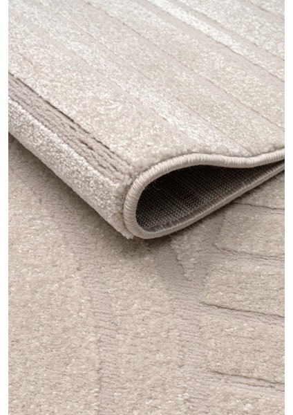 Romanya Beyaz Halı Modern Dokuma Halı Yumuşak Oturma Odası Salon Çocuk Odası Mutfak Halısı F0424 80 x 300 cm