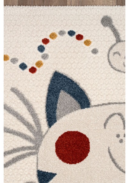 Romanya Beyaz Halı Dokuma Halı Yumuşak Çocuklara Özel Modern Halı Renkli Çocuk Odası Halısı F0404 120 x 180 cm modelleri