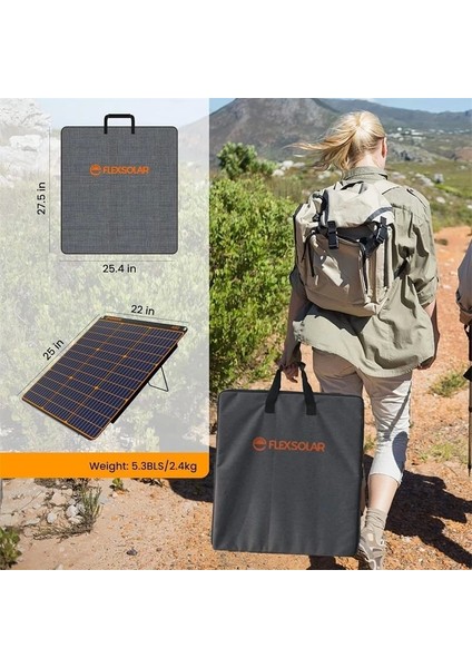 A60 Taşınabilir Güneş Paneli 60W modelleri