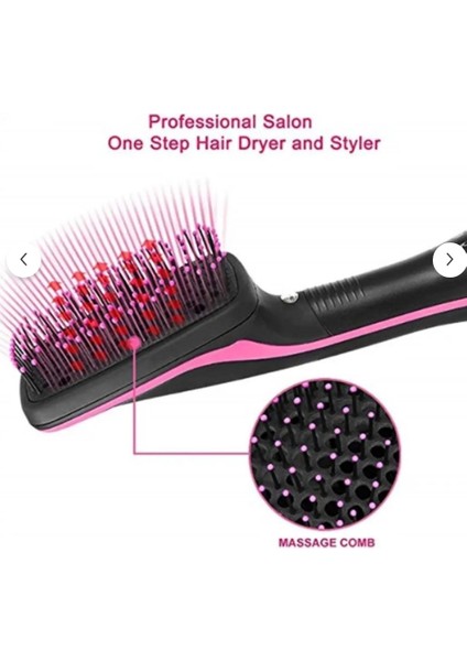 3in1 Negatif Iyon Taraklı Saç Kurutma Makinesi Hava Üfleyici Saç Şekillendirici Fırça