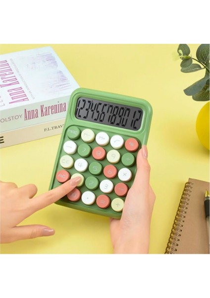 Renkli Elektronik Hesap Makinesi Yeşil RZ817, Çok Fonksiyonlu ve Şık Tasarım modelleri