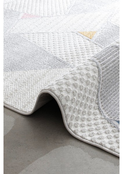 Romanya Beyaz Halı Modern Dokuma Halı Yumuşak Oturma Odası Salon Çocuk Odası Mutfak Halısı F0369 200 x 290 cm modelleri