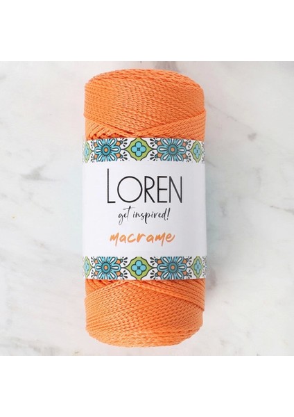Macrame Turuncu El Örgü Ipi - Rm 0125 - 34335