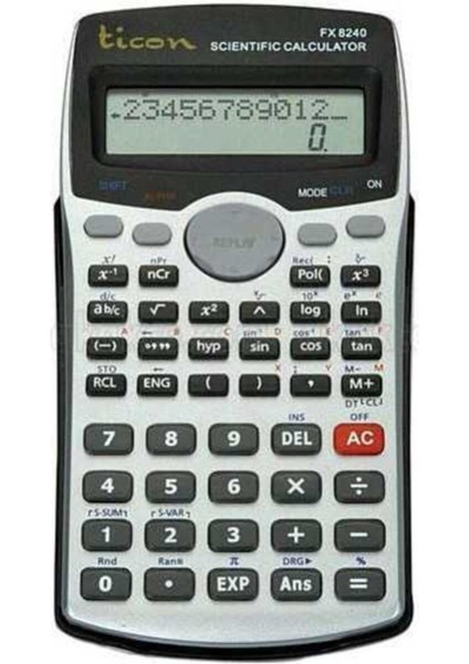 Fonksiyonlu Hesap Makinesi 8240, Çok Fonksiyonlu Hesap Makinesi, Öğrenci ve Profesyonel Kullanım