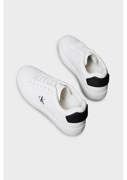 Deri Logolu Sneaker Ayakkabı YM0YM0129701W Erkek Ayakkabı YM0YM01297 01W fırsatları