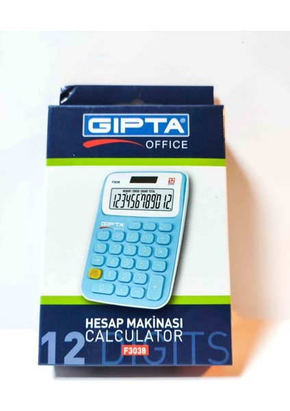 12 Haneli Masa Hesap Makinası, Pratik ve Şık Tasarım