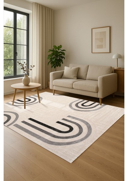 Romanya Gri Halı Modern Dokuma Halı Yumuşak Oturma Odası Salon Çocuk Odası Mutfak Halısı F0424 200 x 290 cm fiyatları